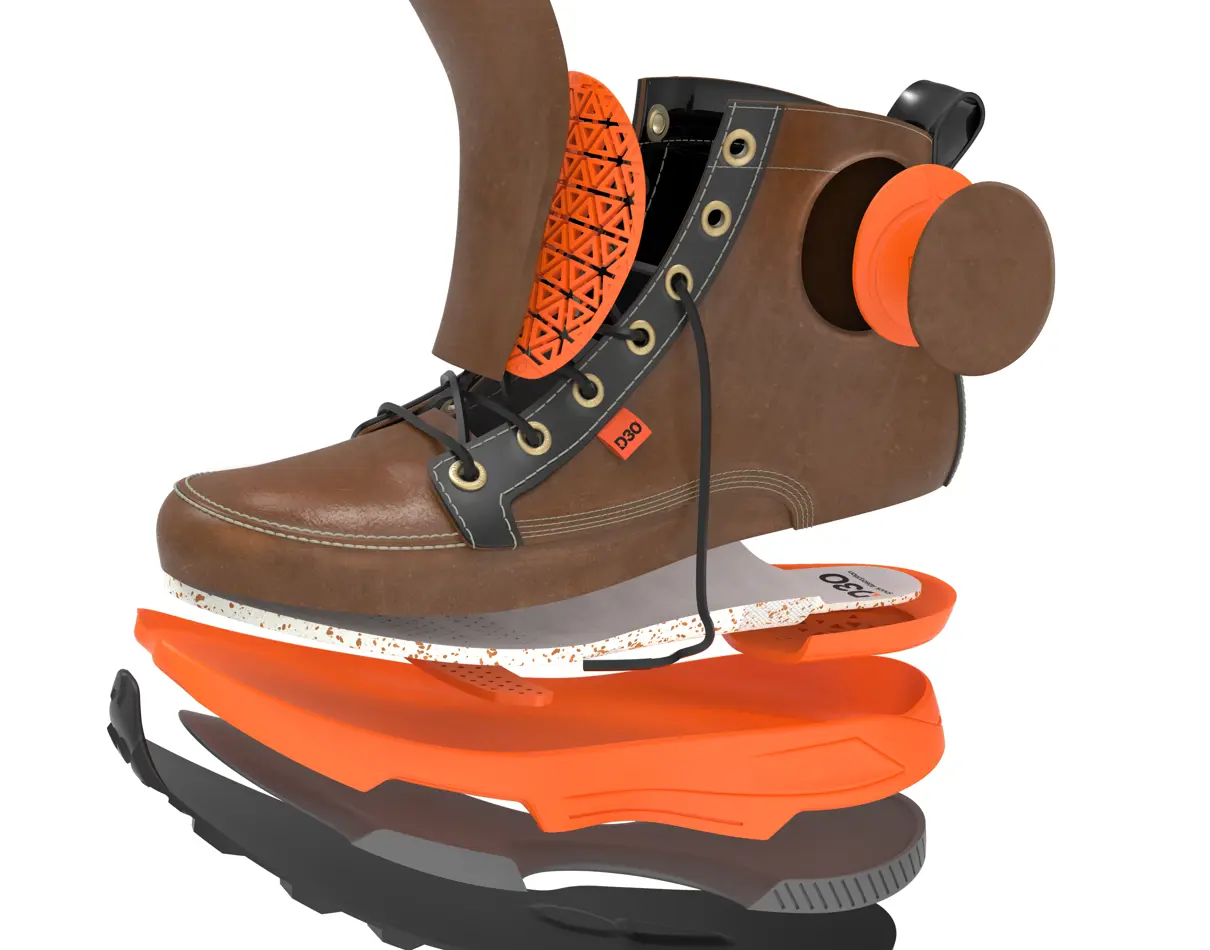 D3O<sup>&reg;</sup> Showcases Footwear Innovation with Frasson at Lineapelle. 